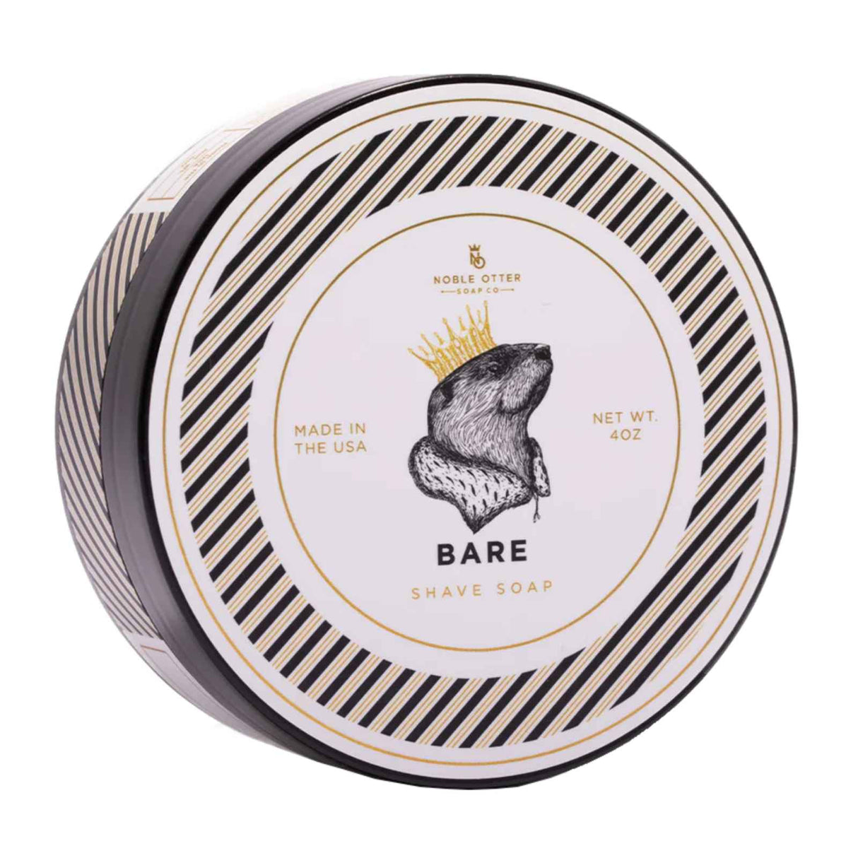 Noble Otter Bare (Unscented) Shaving Soap, 118ml Shaving Cream
