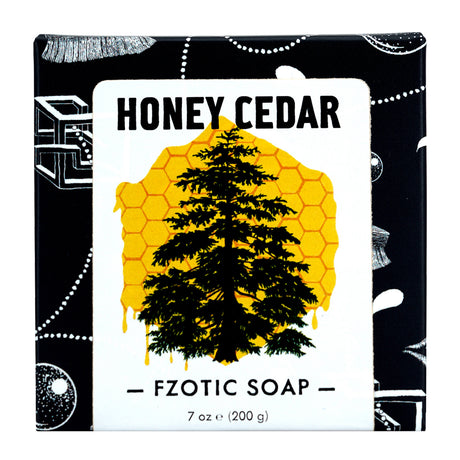 FZOTIC Honey Cedar Soap, 200g Bar Soap