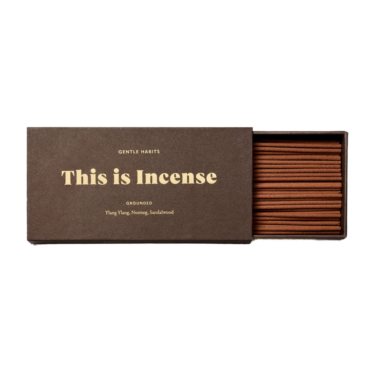Gentle Habits This is Incense Grounded, 60pcs Incense