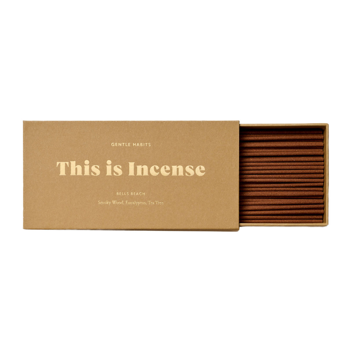 Gentle Habits This is Incense Bells Beach, 60pcs Incense