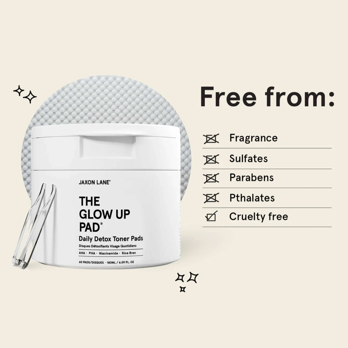 Jaxon Lane Glow Up Pad (60) Skin Care