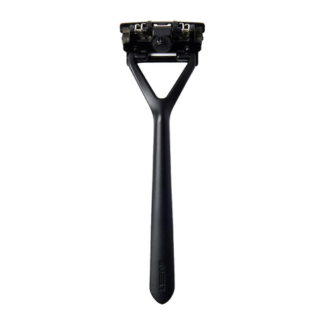 The Leaf Razor Three-Blade Pivoting-Head Razor Black Razors & Razor Blades