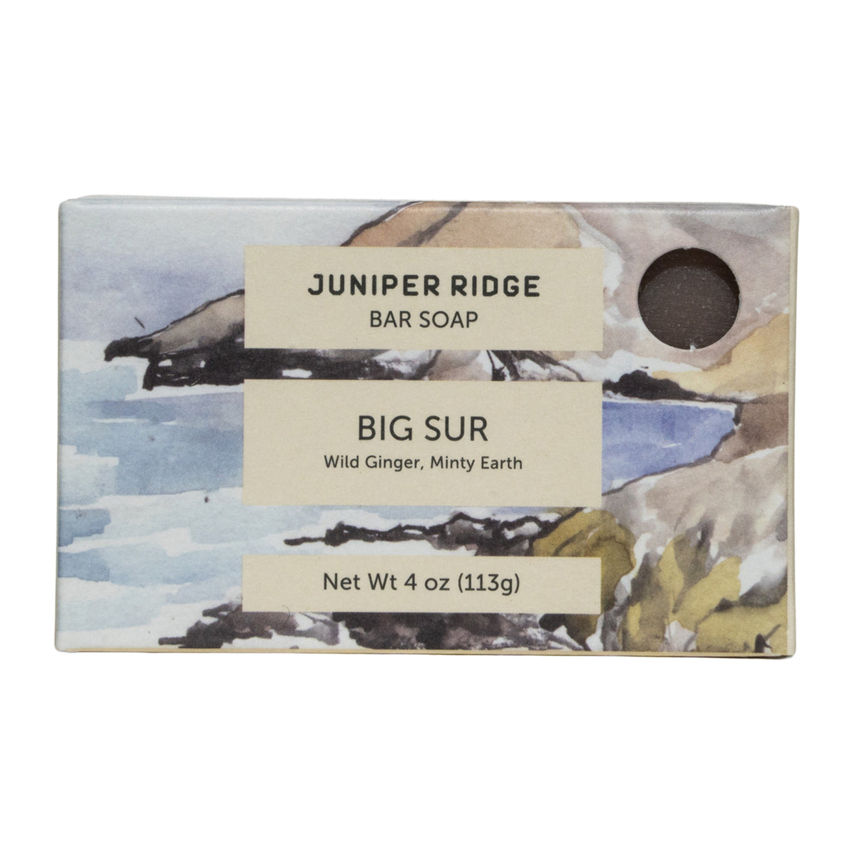 Juniper Ridge Big Sur Soap, 113g Bar Soap