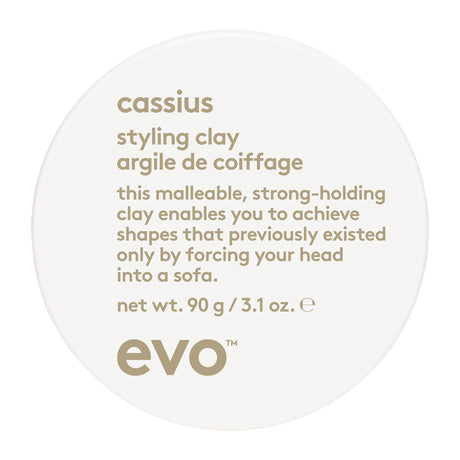 evo Cassius Styling Clay, 90g Hair Styling Products