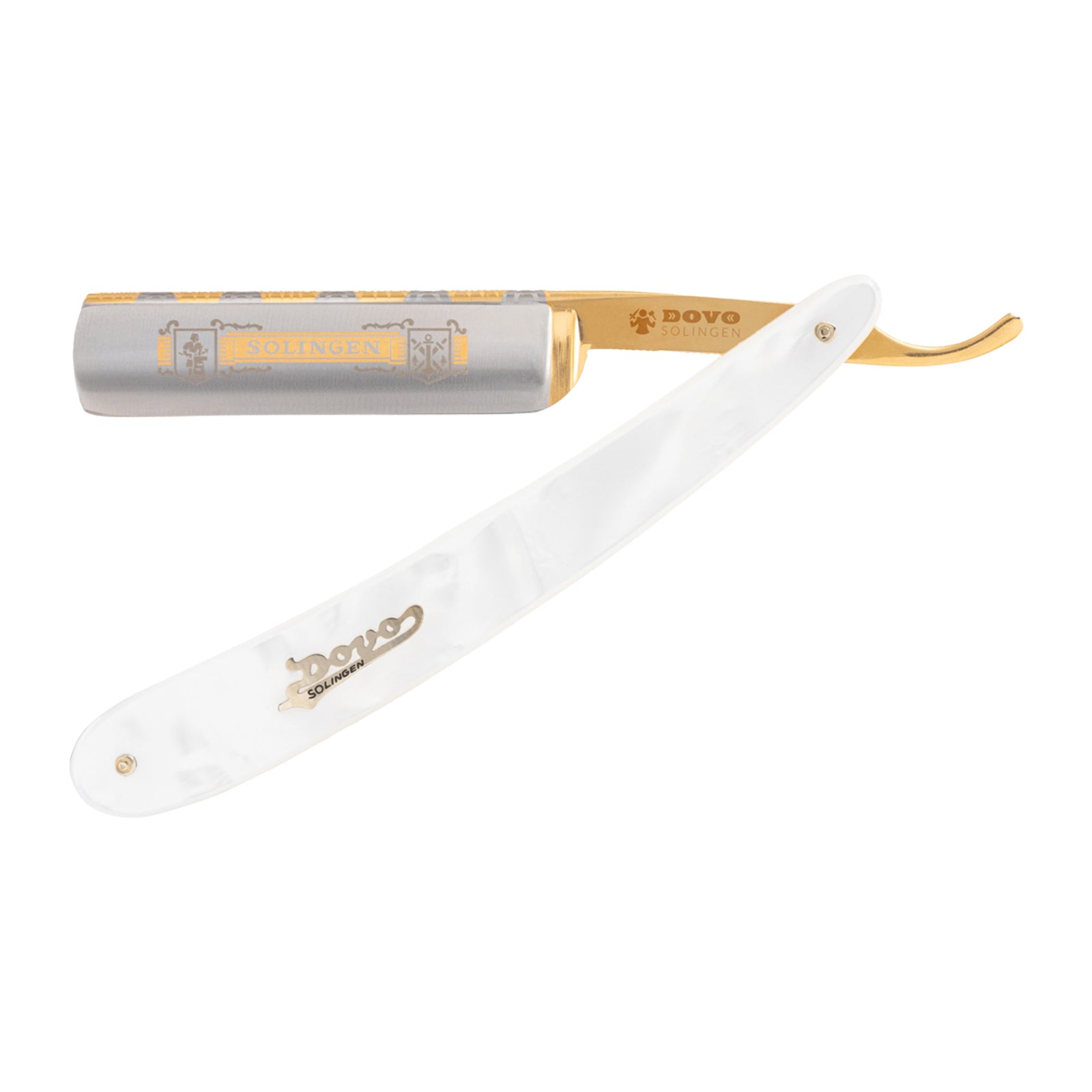 DOVO Solingen レザー DOVO Straight Razor: Mother of Pearl 5/8