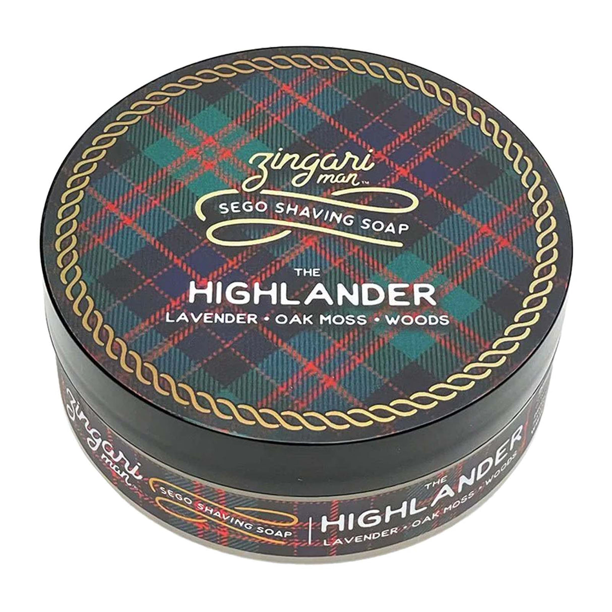 Zingari Man The Highlander Shaving Soap, 142g Shaving Cream