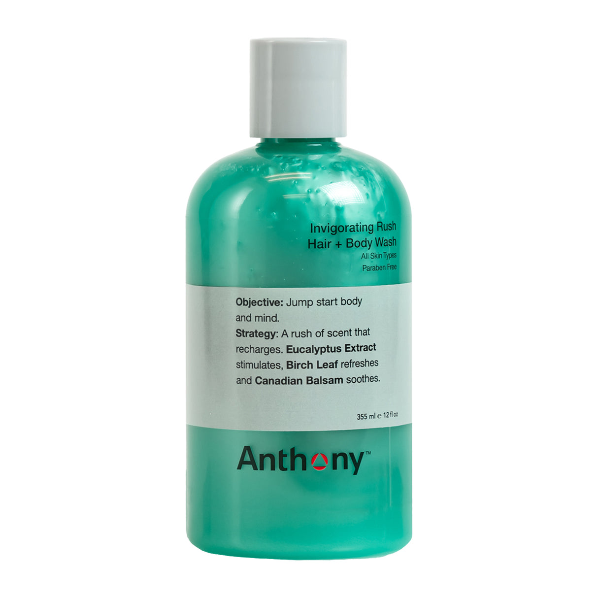 Anthony Invigorating Rush Hair & Body Wash 355ml Body Wash