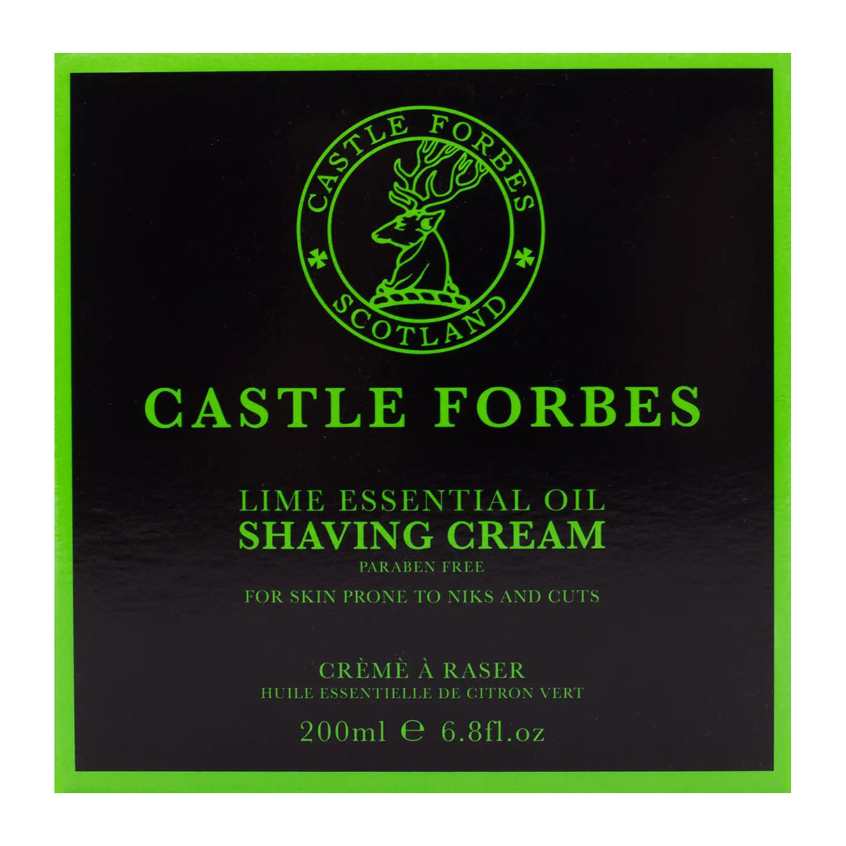 Castle Forbes Lime Shaving Cream, 200ml Shaving Cream