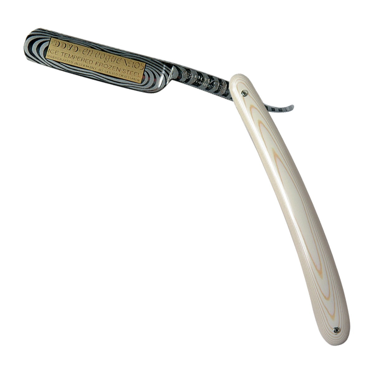 DOVO Solingen Straight Razor: Ivory Micarta En Vogue 5/8"