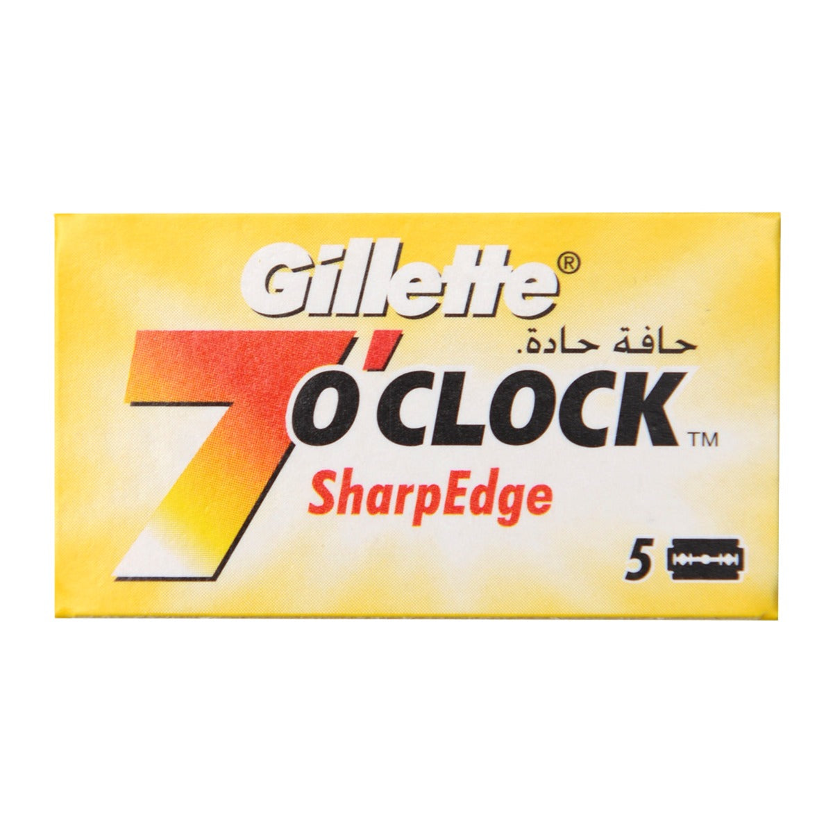 Gillette 7 O'Clock SharpEdge Double Edge Blades (5) Razors & Razor Blades