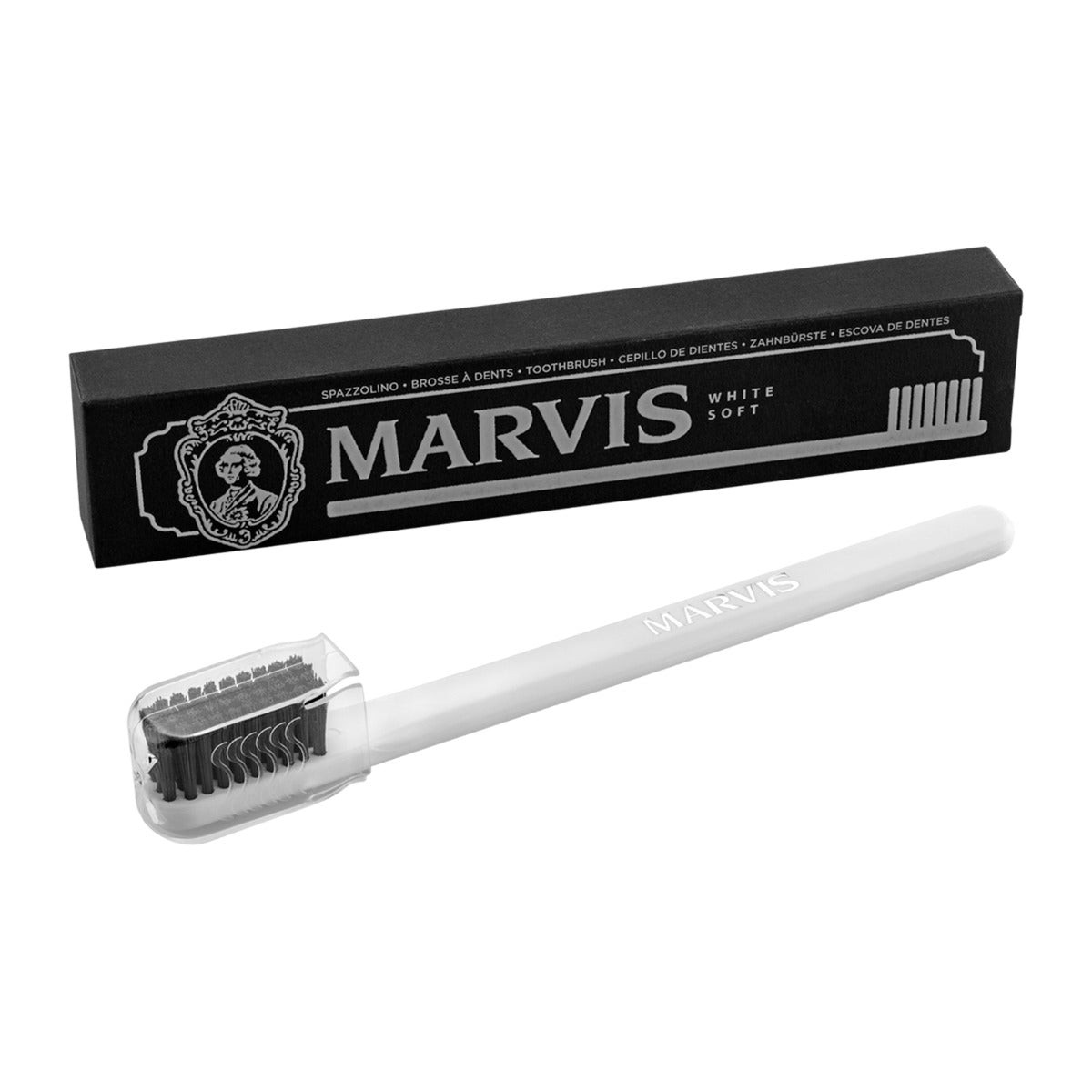 Marvis Toothbrush White: Soft Bristles Toothbrushes