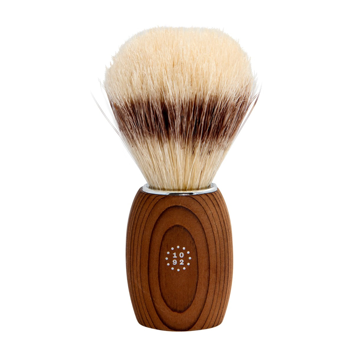 One Thousand & Ninety Two Pure Bristle Shave Brush: Spruce Wood Shaving Brushes