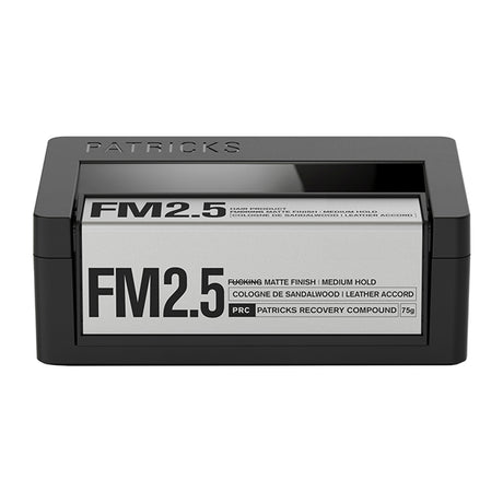 Patricks FM2.5 Super Matte Medium Hold Pomade, 75g Hair Styling Products
