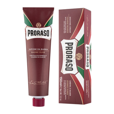 Proraso Shaving Cream Tube: Coarse Beards, 150ml Shaving Cream