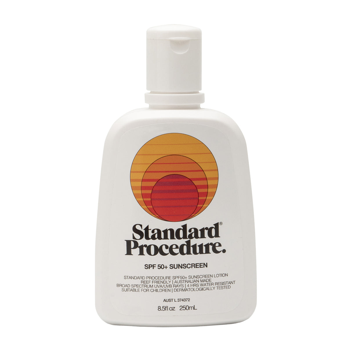 Standard Procedure SPF 50+ Sunscreen, 250ml Sunscreen