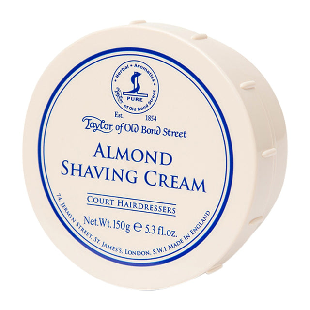 Taylor of Old Bond Street Almond Shaving Cream Bowl, 150g Shaving Cream