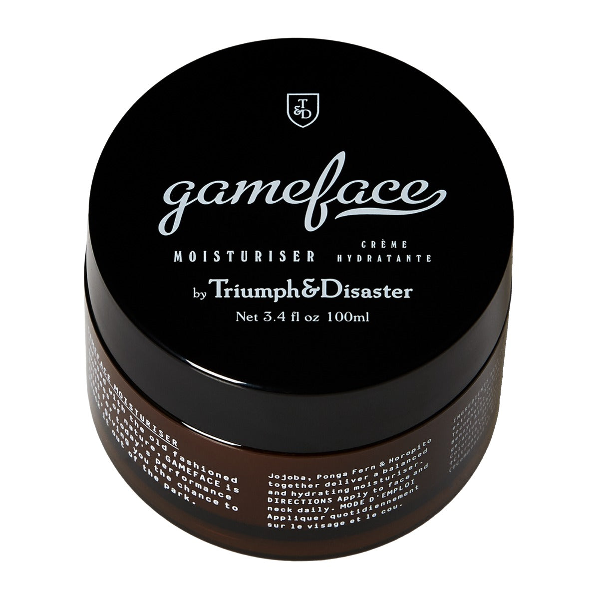 Triumph & Disaster Gameface Moisturiser Jar, 100ml Lotion & Moisturizer