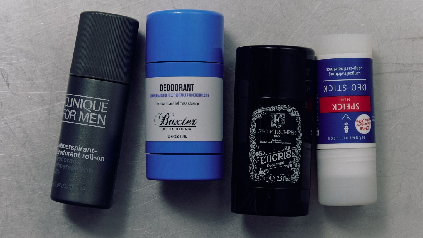 mixed deodorants baxter Clinique geo trumper 