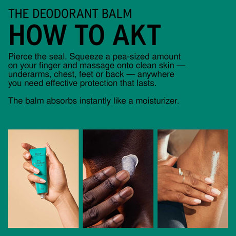 AKT Natural Deodorant Balm Halcyon Summers, 50ml Deodorant