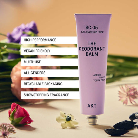 AKT Natural Deodorant Balm Columbia Road, 50ml Deodorant