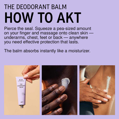 AKT Natural Deodorant Balm Columbia Road, 50ml Deodorant