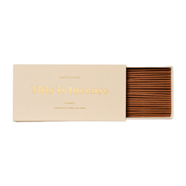 Gentle Habits This is Incense Connect, 60pcs Incense