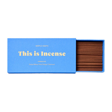 Gentle Habits This is Incense Immersion, 60pcs Incense