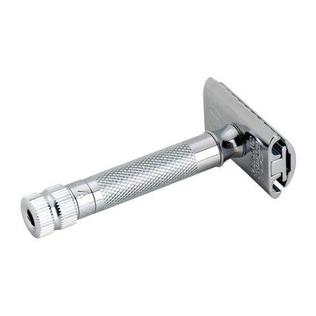 Merkur 34C HD Adjustable Safety Razor Chrome Razors & Razor Blades