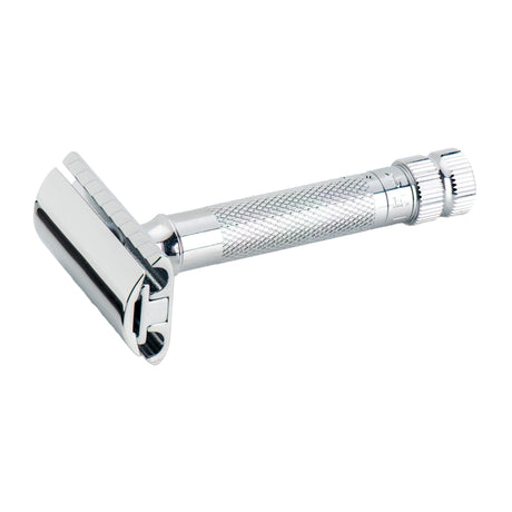 Merkur 34C HD Adjustable Safety Razor Chrome Razors & Razor Blades