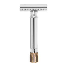 Merkur 500 Progress Safety Razor Antique Brass Razors & Razor Blades