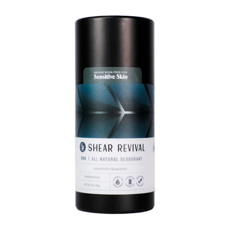 Shear Revival Ora All Natural Deodorant: Eucalyptus & Cedar, 56g Deodorant
