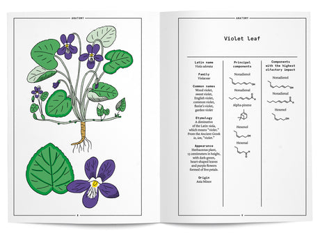 Violet Leaf in Perfumery - The Naturals Notebook by NEZ + LMR