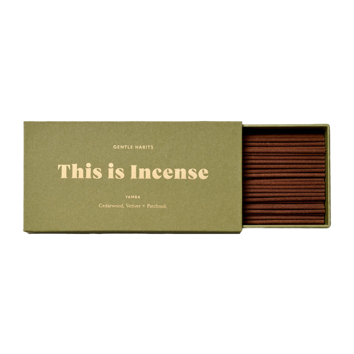 Gentle Habits This is Incense Yamba, 60pcs Incense