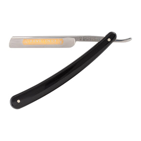 DOVO Solingen Straight Razor: Black Inox 3/8" Stainless Razors & Razor Blades