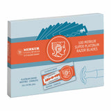 Merkur Super Platinum Stainless Steel Double Edge Blades 100 Blades Razors & Razor Blades