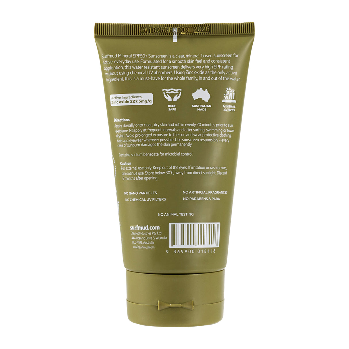 Surfmud SPF 50+ Mineral Sunscreen