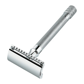 Merkur 23C Long Handle Classic Safety Razor Chrome Razors & Razor Blades