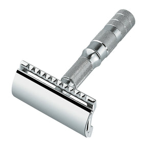 Merkur 933 Travel Razor with Leather Case Razors & Razor Blades
