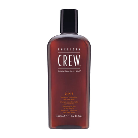 American Crew 3-in-1 Shampoo, Conditioner and Body Wash, 450ml Shampoo & Conditioner