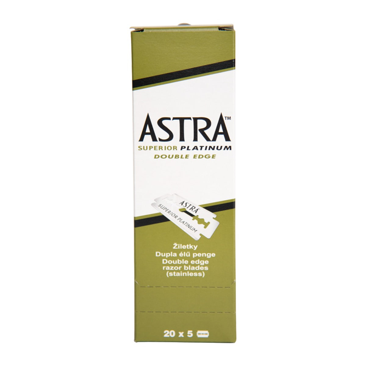 Astra Superior Platinum Double Edge Blades (100)