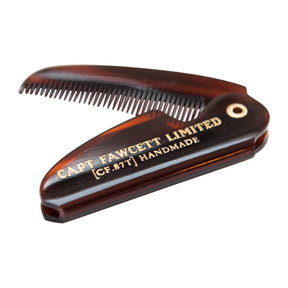Captain Fawcett's Folding Pocket Moustache Comb Combs & Brushes