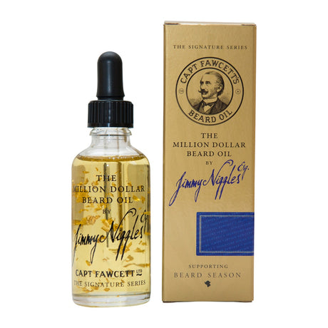 Captain Fawcett's The Million Dollar Beard Oil by Jimmy Niggles, 50ml Hair Styling Products