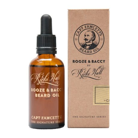 Captain Fawcett's Booze & Baccy Beard Oil by Ricki Hall, 50ml Shaving & Grooming