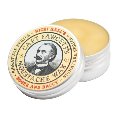 Captain Fawcett's Booze & Baccy Moustache Wax by Ricki Hall, 15ml Hair Styling Products