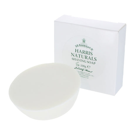 D. R. Harris Naturals Shaving Soap Refill, 100g Shaving Cream