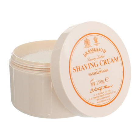 D. R. Harris Sandalwood Shaving Cream Bowl, 150g Shaving Cream