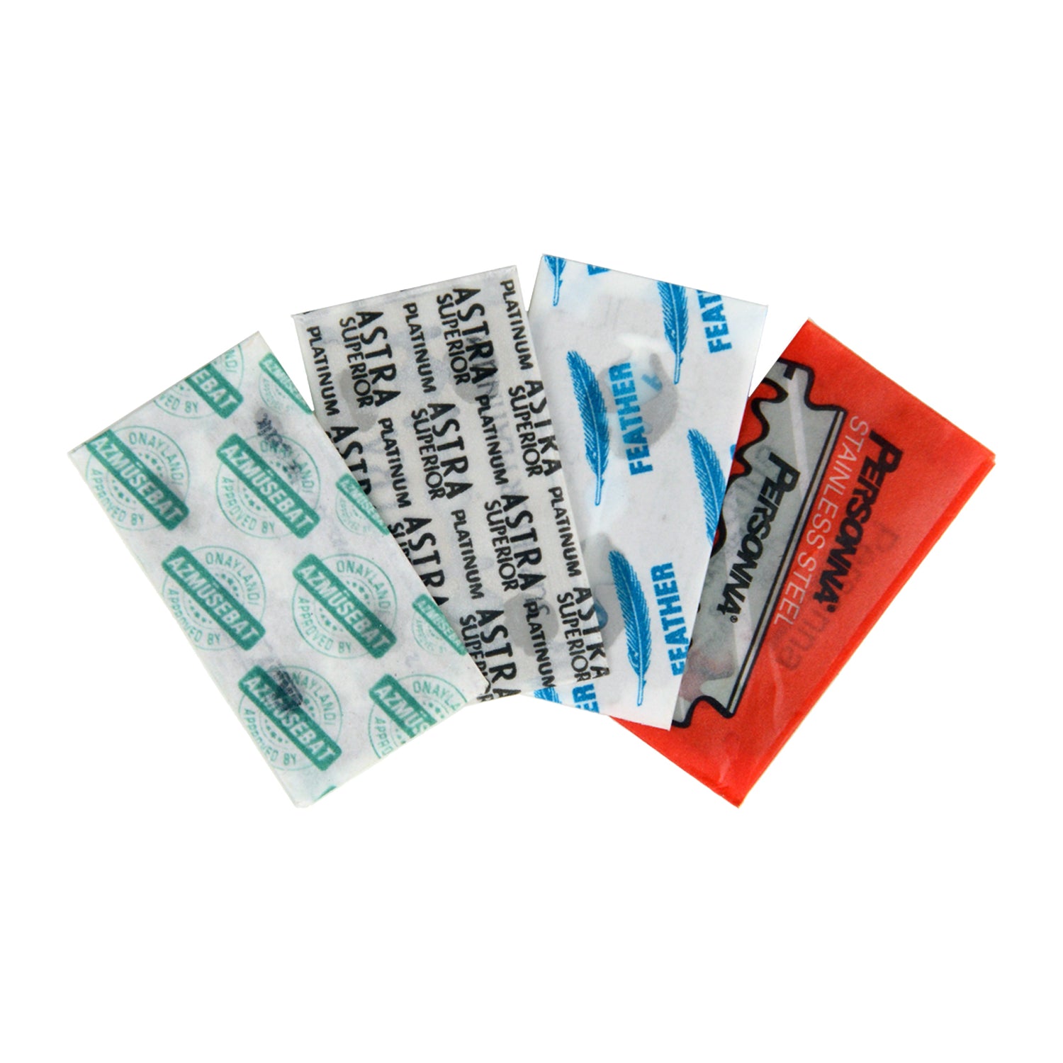 Double Edge Blade Sampler Pack: 4 Assorted Blades – NOAH