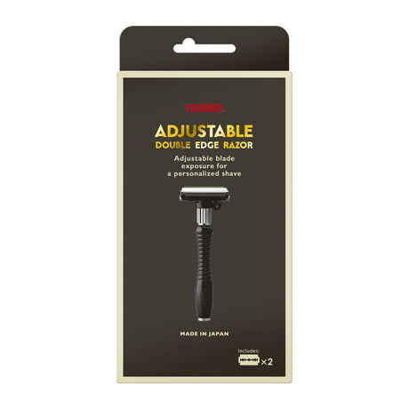 FEATHER Safety Razor Co Adjustable Double Edge Razor Razors & Razor Blades