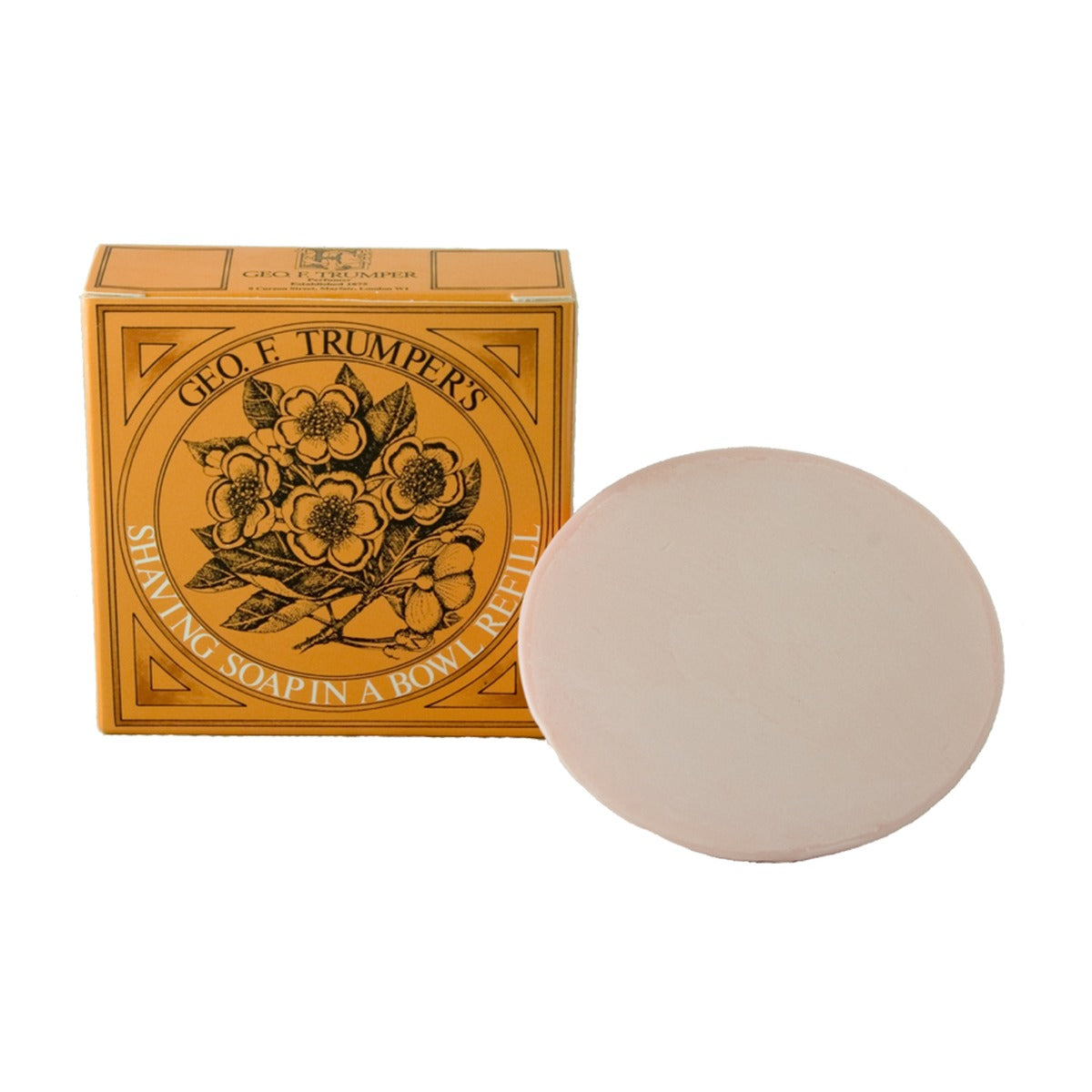 Geo. F. Trumper Almond Shaving Soap Refill, 80g