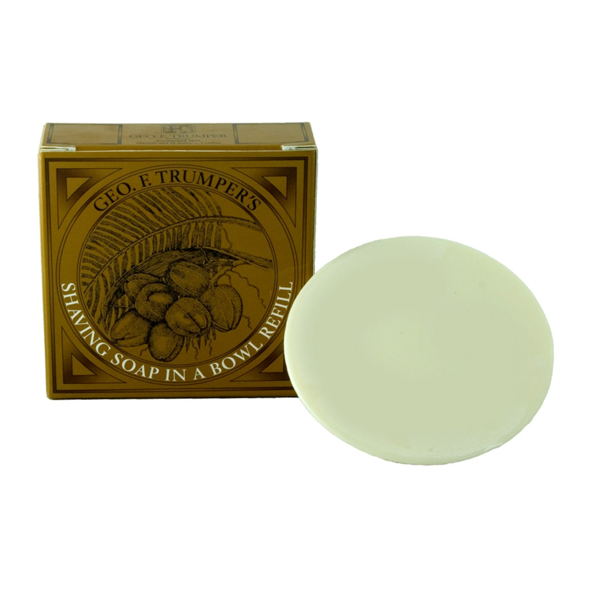 Geo. F. Trumper Coconut Oil Shaving Soap Refill, 80g